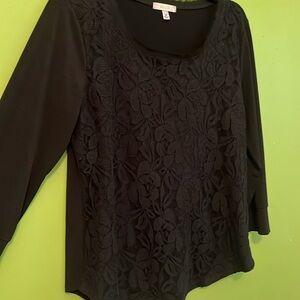 EUC Halo Lace Front Top